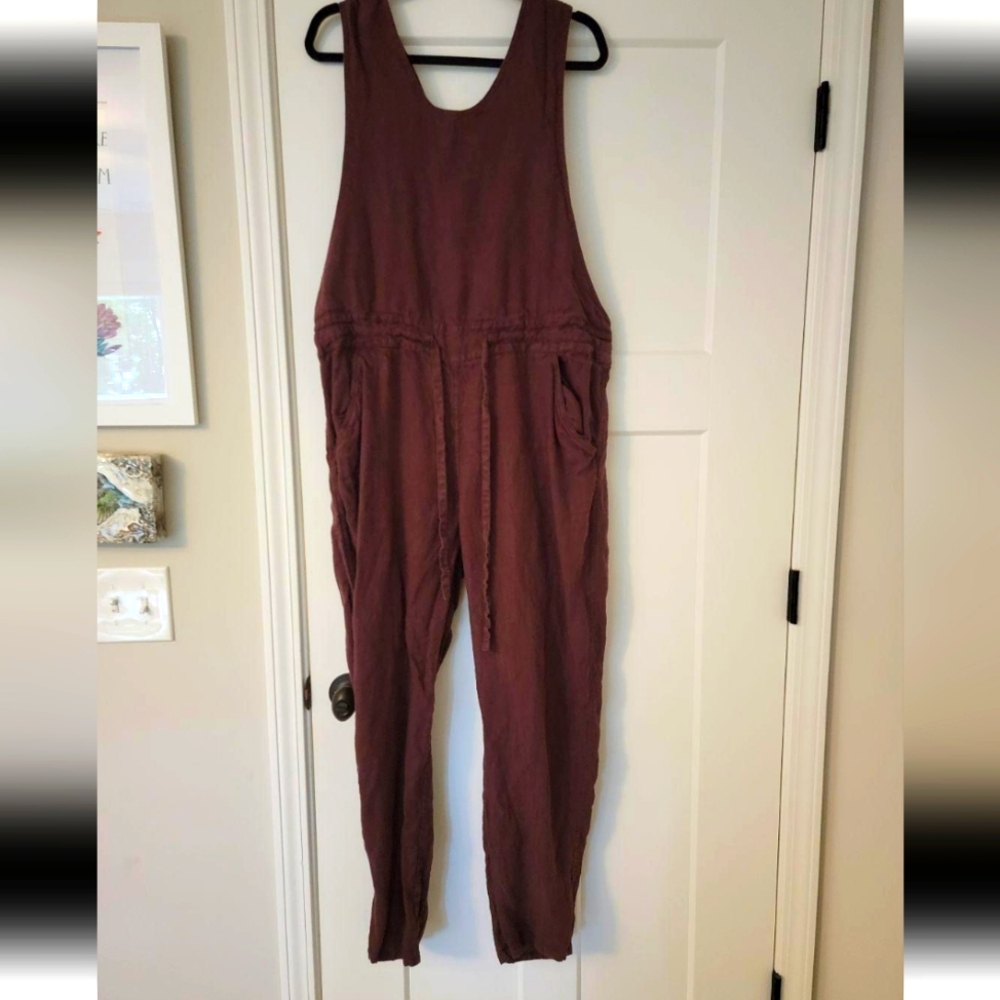 Lima Jumpsuit In Grape Wine